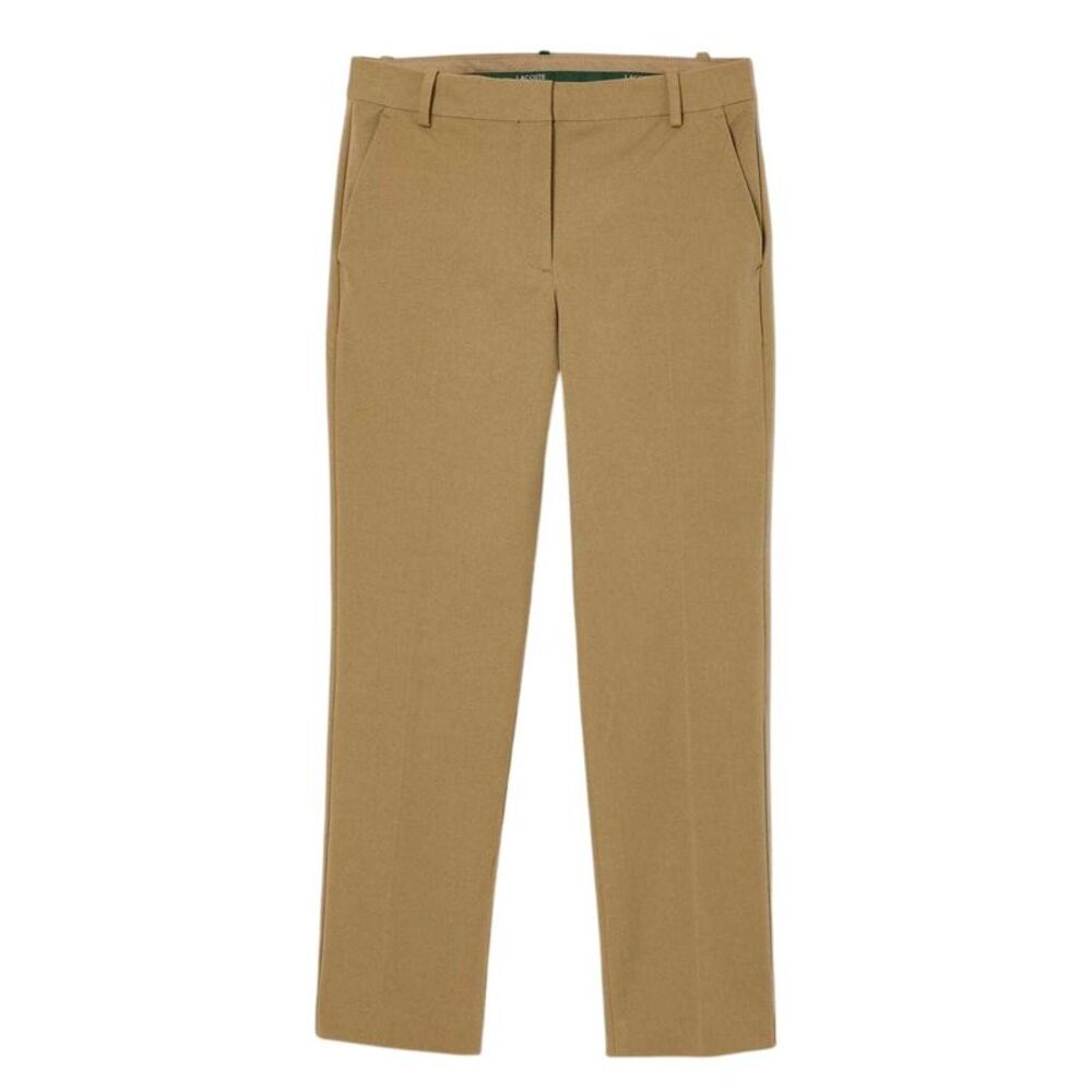 Lacoste Womens/Ladies Straight Leg Pants / Beige